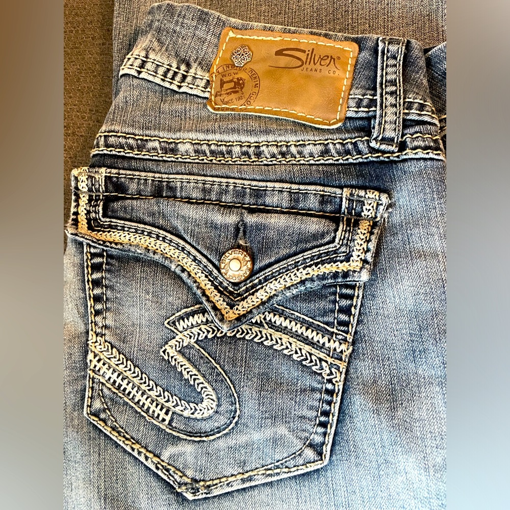 Silver jeans Natsuki flap light denim wash